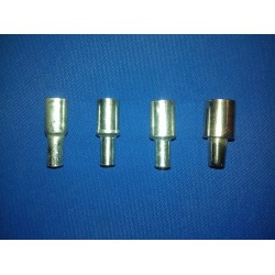 Fibreglass pole eyelet tips
